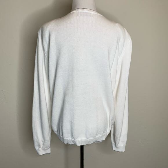 Cottagecore Floral Pastel Cardigan Sz Large Purple Blue - Picture 2 of 9